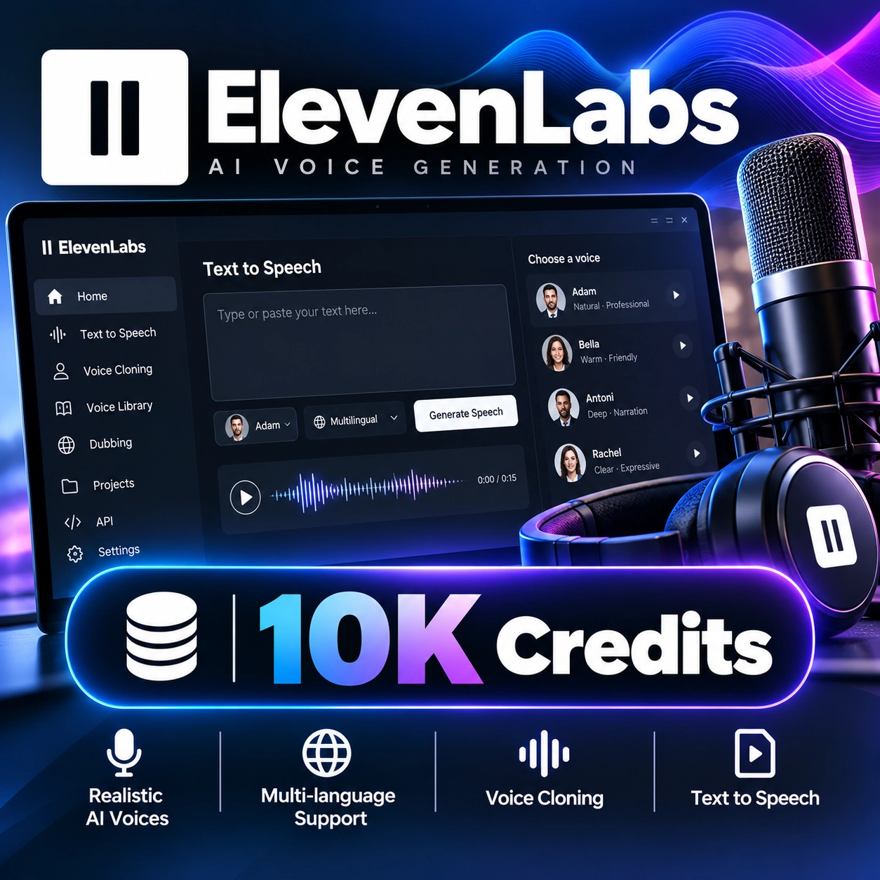 ElevenLabs Voice AI & Speech Synthesis